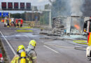 D: Sattelauflieger mit Gefahrgut in Vollbrand → 160 Kräfte in Lehrte im Einsatz