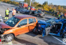 Oö: Zwei eingeklemmte Kinder, 10 Verletzte und sechs Fahrzeuge → Unfall auf A 1 bei Allhaming