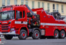 Schwerer Empl-Bergebüffel auf Scania G500 8×6 für die Berufsfeuerwehr Ústí nad Labem