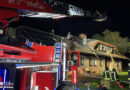 D: Fünfstündiger Einsatz bei Dachstuhlbrand an Wohnhaus in Vreden