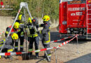 Nö: Abschnittsübung „Retten von Personen aus Höhen und Tiefen“ in Strasshof / Nordbahn