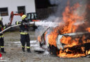 Oö: Herbstübung von vier freiwilligen Feuerwehren → „Vermisste Personen im Brandobjekt in Wallensham!“