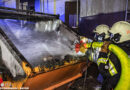 Oö: Vier Feuerwehren bei Containerbrand auf Baustelle in Leonding