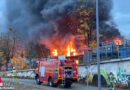 D: Brand mit Explosionen einer Abfüllanlage für Flüssiggas in Dresden → Großeinsatz