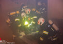 Oö: Alarmstufe II-Übung in Piberschlag mit 18 Atemschutztrupps → „Brand am Bauernhof“