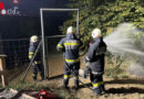 Stmk: Heckenbrand im Bereich der Autobahn in Sebersdorf