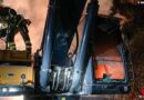 Bayern: Brennender Bagger auf Baustelle in München
