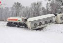 Nö: 6-Stunden-Einsatz nach Tankwagenunfall und mehr → einsatzreicher 26.11.2021 für die FF Ernstbrunn