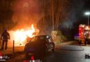 D: Abgestellter Mercedes geht in Hattingen in Flammen auf