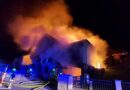 Bgld: Alarmstufe B3 bei Gebäudebrand in Sieggraben, Hitze lässt AS-Träger-Helm teilweise schmelzen