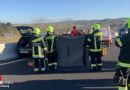 Bgld: Unfall auf S 31 bei Mattersburg → Verletzte musste vor Schaulustigen geschützt werden