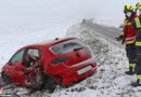 Bgld: Pkw-Unfall bei erstem Schnee in Leithaprodersdorf