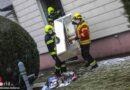 Oö: Brennender Badezimmer-Schrank in Wohnhaus in Pasching