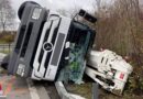 Schweiz: Teleskopmast in Risch Rotkreuz in Kurve umgestürzt → Fahrer betrunken