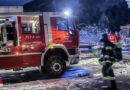 Oö: Brand in Mehrfamilienhaus in Hinterstoder von Feuerwehrmann zufällig entdeckt