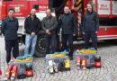 Nö: Vorweihnachtlicher Geschenketag (drei Unterwasserpumpen-Sets) bei der Feuerwehr Grafenwörth