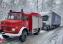 Nö: Zweifache Lkw-Bergung im Galgenwald in Ernstbrunn