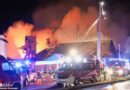 Oö: Brandursachenermittlung zum Millionen-Großfeuer in Holzverarbeitungsbetrieb in Grein