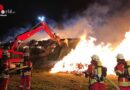 D: 200 Heuballen durch Brand vernichtet → 80 Kräfte in Wildberg im Einsatz