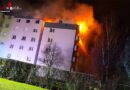 Oö: Wohnhaus-Großbrand in Linz vermutlich durch Zigarette bei 4,5 Promille Alkohol im Blut verursacht