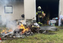 Oö: Garagenbrand in Ottnang → zwei Wehren im Einsatz