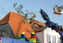 D: 30 m hohe Tanne stürzt auf historisches Wohnhaus in Eckernförde → hoher Gebäudeschaden