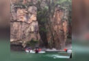 Brasilien: Felswand stürzt vor laufender Kamera auf vier Sportboote → mindestens 10 Tote und zahlreiche Verletzte