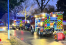 D: Gasflaschenbergung und drei Verletzte bei brennendem Wintergarten in Schenefeld