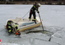 Stmk: Pkw beim Schneeschieben durch Eisfläche am Trabocher See eingebrochen