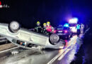 Oö: Autoüberschlag auf B 115 in Weyer endet glimpflich