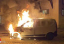 Schweiz: Brennenden Lieferwagen in Ziefen noch vom Haus weggeschoben
