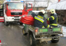 Oö: Verletzten-Transport nach Forstunfall in Ottnang