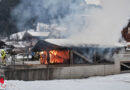 Tirol: Brand des Daches einer Tiefgarageneinfahrt in Kitzbühel