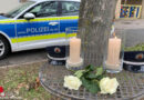 D: Organisationsübergreifende Solidarität bei Schweigeminute für zwei ermordete Polizisten