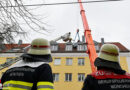 Bayern: 3 m hoher Kamin auf Mehrfamilienhaus in München gebrochen