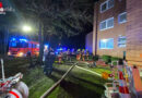 D: Personenrettung bei brennendem Kellerverschlag in Mehrfamilienhaus in Kaltenkirchen