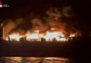 Griechenland: Offener, massiver Brand auf Fähre vor Corfu