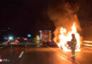 Schweiz: Auto-Vollbrand auf der A 2 bei Egerkingen