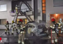 Schweiz: Auto brennt neben Wohnhaus Roveredo