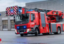 D: Die Volvo-Drehleiter der Feuerwehr Düren