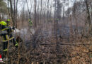 Nö: Waldbrand beim Rastplatz Birkenwald bei Aspersdorf