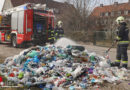 Oö: Brennender Abfall in Müllfahrzeug in Wels