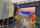 D: Schwer- und tödlich verletzte Person bei Lkw-Auffahrunfall auf A 2 bei Gladbeck