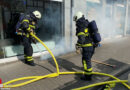 D: Brennender Unrat in Lichtschacht in Iserlohn