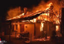 Schweiz: Brennendes Zweifamilienhaus in Altishofen