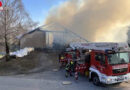 Oö: 17 Feuerwehren-Löscheinsatz bei Brand auf Bauernhof in Maria Neustift (Nachbericht)