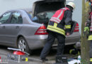 D: Gasausströmung an einer Mercedes C-Klasse in Dortmund → Feuerwehr muss Gas abblasen lassen