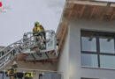 D: Fassade in Essen fängt nach Handwerkerarbeiten an zu brennen → Brand breitet sich auf Dachfläche aus