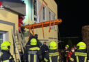 Bgld: Personenrettung mit SRF-Kran nach nächtlichem Fenstersturz in Mattersburg