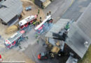 Oö: Brand in Silo in Sägewerk in Neukirchen an der Vöckla